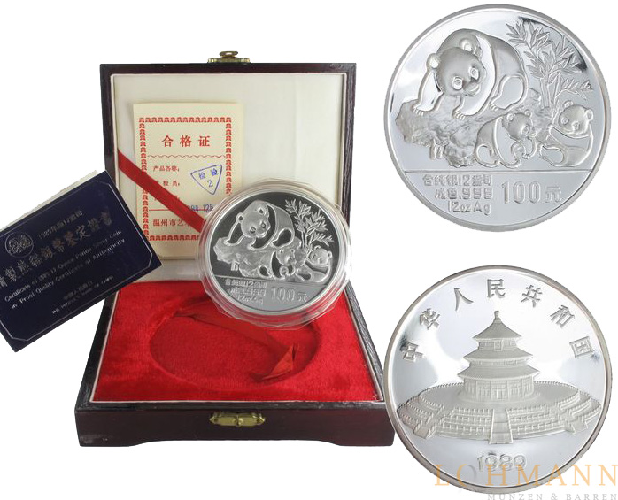 China Silber Panda - 12 Unzen
