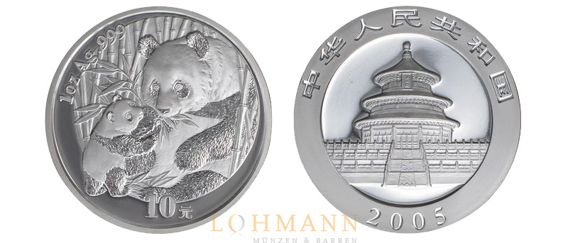 China Silber Panda - 1 Unze China Silber Panda - 1 Unze