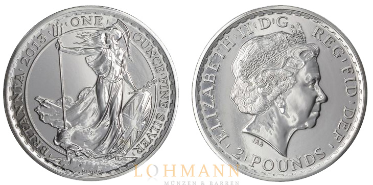 Silber Britannia - 1 Unze Silber Britannia - 1 Unze