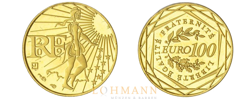 100 Euro Goldm&uuml;nze - S&auml;erin