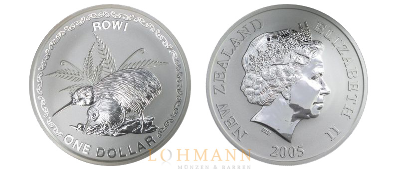 Neuseeland - Silber Kiwi