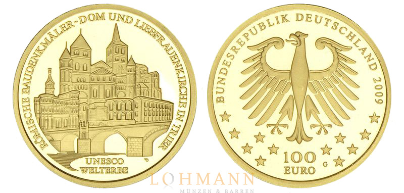 100 Euro Goldm&uuml;nze - Trier