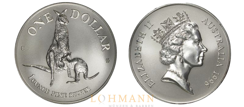 Silber Känguru Silber Känguru
