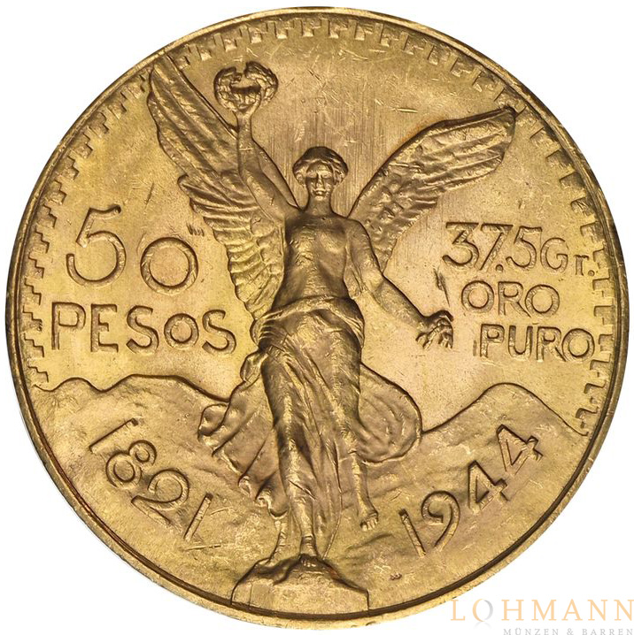 50 Pesos Goldmünze