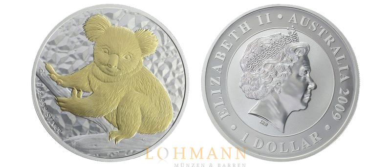 Gilded Silver Koala 2009